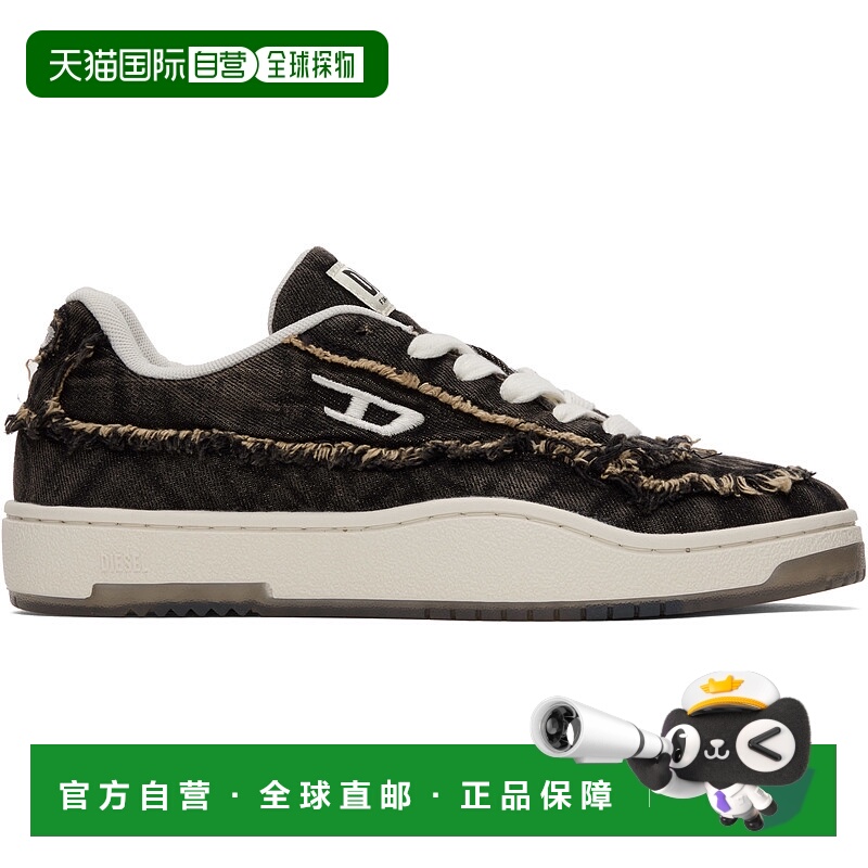 1h可退 潮奢 Diesel 迪赛 男士 黑色 S-Tracker-D Low 运动鞋 Y03