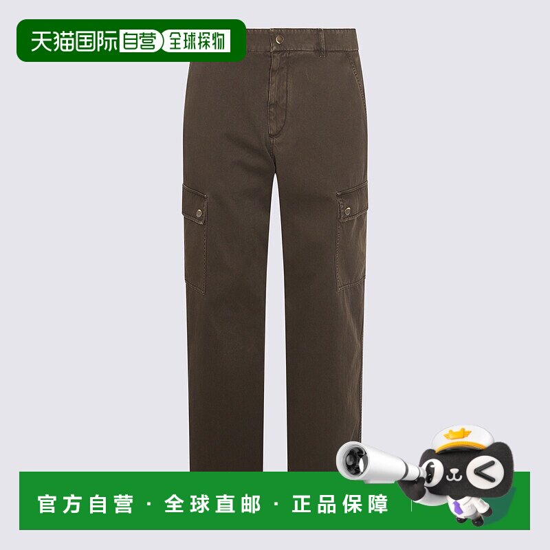 BURBERRY 男士休闲裤 8105255C1764 SS2025 绿色 Army green cott