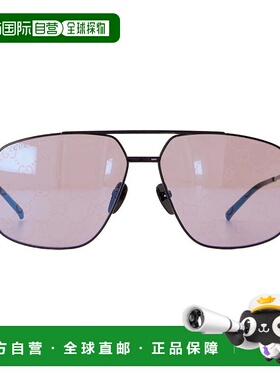 GUCCI 男士眼镜 GG1676S SS2025 黑色 Gucci Gg1676S Sunglasses