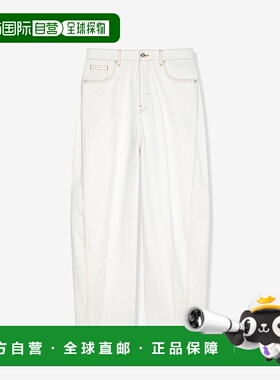 GIVENCHY 男士牛仔裤 AW2025 BM51MN516J100WHITE直筒裤