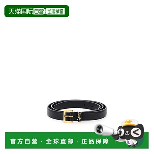 SAINT 554465BOO0W1000 女士腰带 黑色 LAURENT