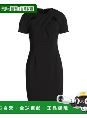1h可退 潮奢 Dkny 唐可娜儿 女士 短款连衣裙 black黑色 舒适时尚