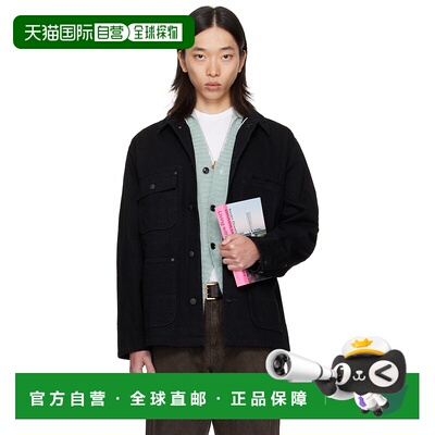 1h可退 潮奢 vowels 男士 黑色夹克 OW01599 black黑色 舒适时尚