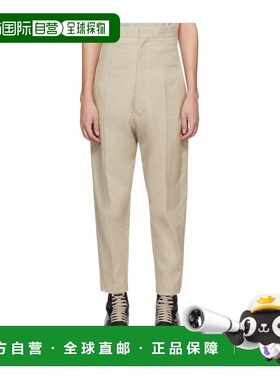 RICK OWENS 男士休闲裤 RU01D3358TE08 SS2024 灰色