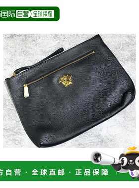 VERSACE 男士手拿包 DL26138DG0V2D41OH SS2020 黑色单肩包