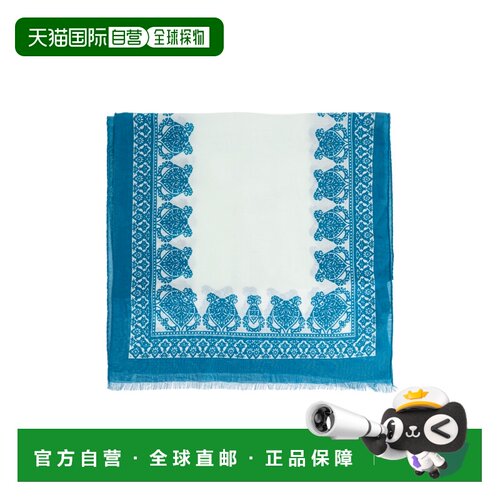 ETRO 女士围巾 WATA0005AKG07X0888 SS2026 蓝色 Cotton scarf