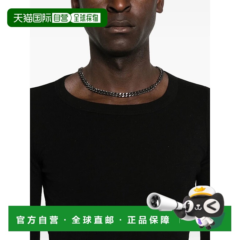 1h可退 RICK OWENS 男士T恤 RU02E1250RJR09 AW2025 黑色