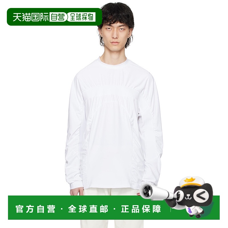 1h可退 潮奢 Kanghyuk 男士 白色 Reebok 联名长袖 T 恤 RMVB005C