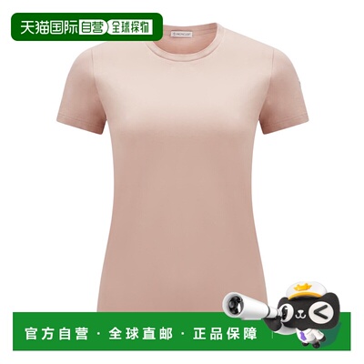 MONCLER 女士T恤 K10938C73200V805851J CO 粉红色