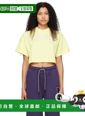 1h可退 潮奢 Ami Paris 女士 独家发售黄色 Cœur Sacre T 恤 SPFT