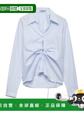PRADA 女士衬衫 P481I1650SOOOF0M10 SS2026 蓝色 Shirt