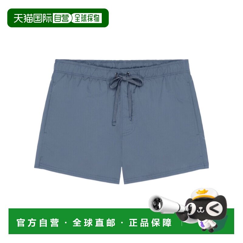 GIVENCHY 男士泳装 BMA01S16EY427 SS2026 灰色 抽绳泳裤短裤