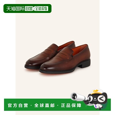SANTONI 男士商务休闲鞋 100159952515000 CO 棕色 EASY loafer