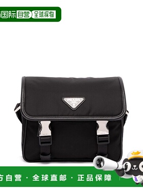 PRADA 男士斜挎包 2VD0342DMHVXOPF0002BLACK CO 黑色单肩包