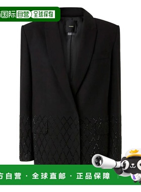 PINKO 女士大衣 105410A2POZ99 AW2025 黑色外套