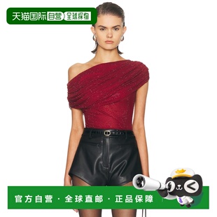 潮奢 人造钻石垂褶上衣 Self 女士 RS26002TABU Portrait 1h可退