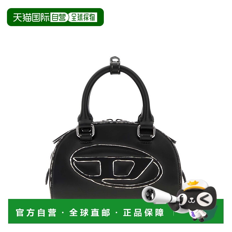 DIESEL 女士手提包 X10369P8630HA578 AW2025 黑色 1Dr 20 Dome H