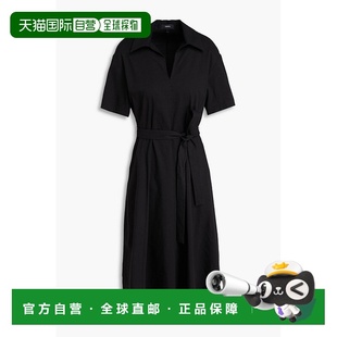 1h可退 潮奢 THEORY 希尔瑞 女士 亚麻混纺中长连衣裙 P0303610BL