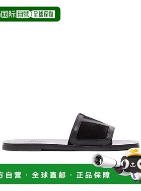 VALENTINO 男士凉鞋 YS0J72FUH0NO AW2025 黑色 露趾拖鞋