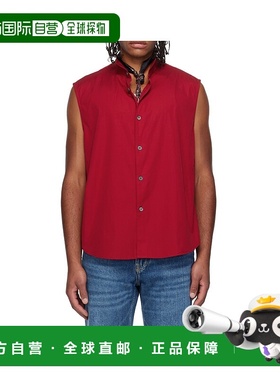 OUR LEGACY 男士衬衫 M4252WL AW2025 红色 无袖衬衫