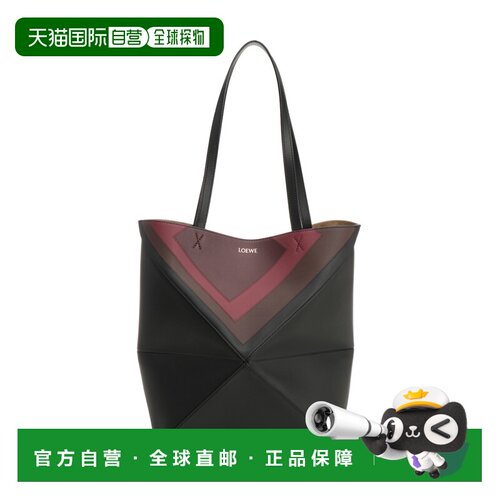 LOEWE 女士手提包 A779G50X961101 CO 黑色 中号Puzzle Fold 托特