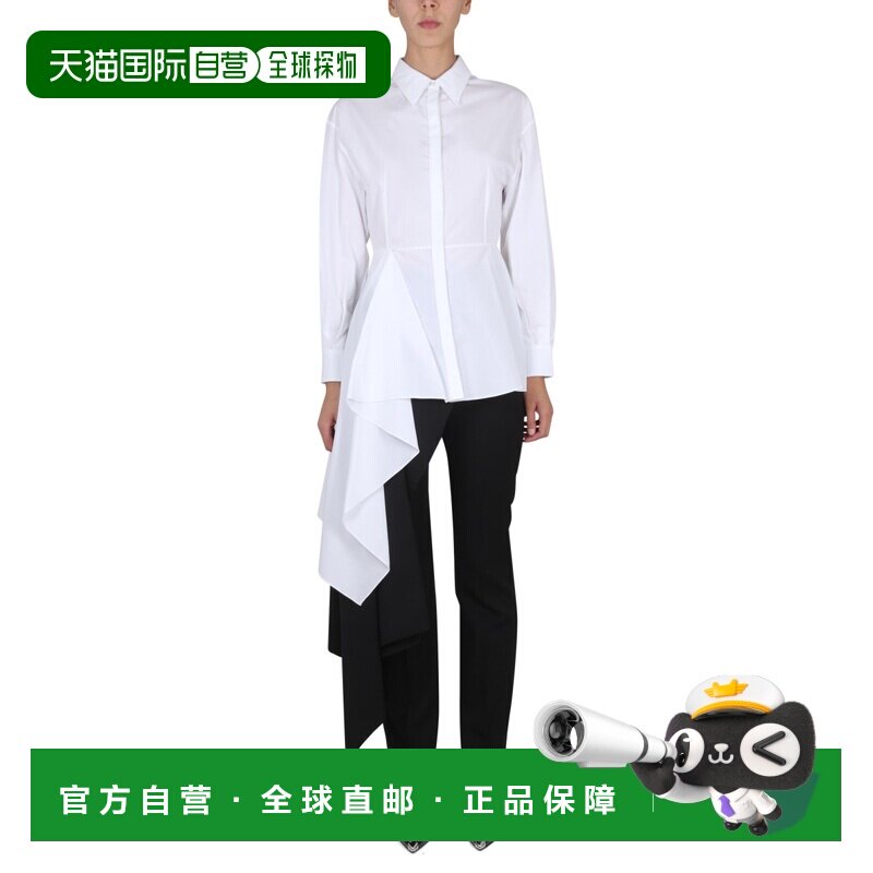 1h可退 ALEXANDER MCQUEEN 女士衬衫 718762 AW2022 白色 - 天猫国际探物中国香港出品