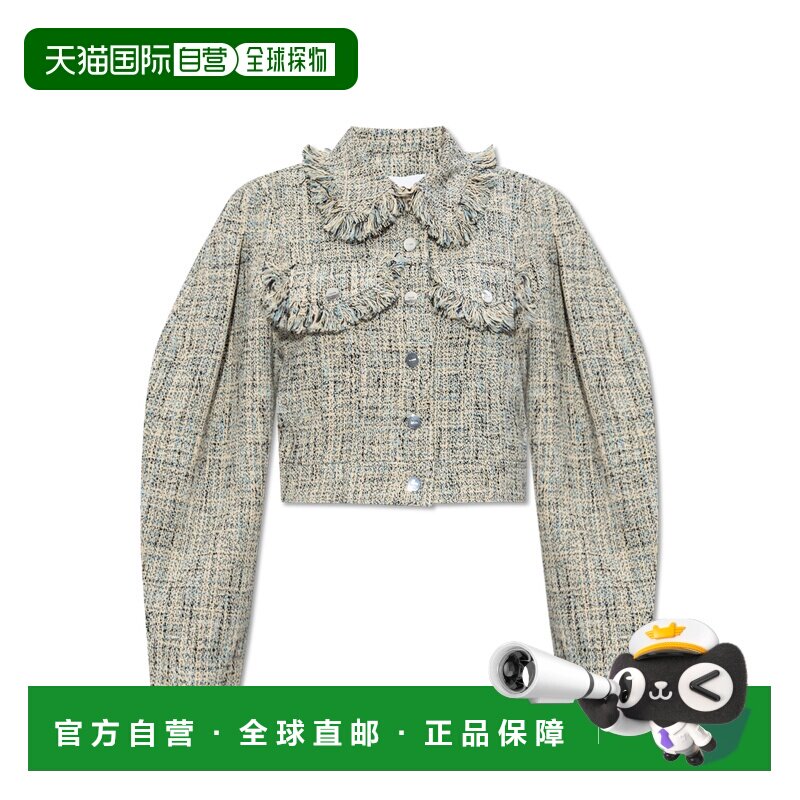 GANNI 女士夹克 W05126961693 AW2025 花色 Tweed blazer外套
