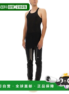 RICK OWENS 男士背心 RU02E1150MR09 AW2025 黑色 Tank Top Class