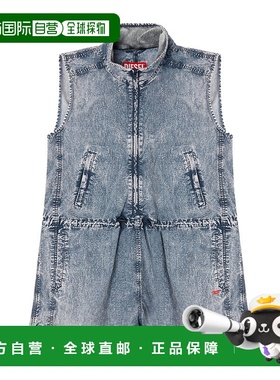 DIESEL 女士连体裤 A193790PLBH01 AW2025 灰色 无袖连身裤