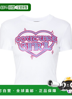 VERSACE JEANS 女士短袖T恤 76HAHG07CJ02G003 SS2024