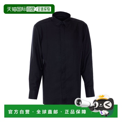 1h可退 潮奢 Tom Ford 汤姆 福特 男士 黑色衬衫 HRBF03SUS03NAA