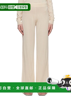 1h可退 潮奢 TOTÊME 女士 灰白色 Wide Knit 长裤 252WRB0258YA01