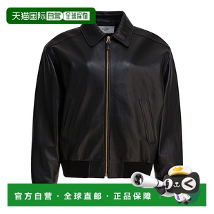 黑色 CELINE AW2025 RV0NI305Q38NO 柔软小羊皮飞行员夹 女士夹克