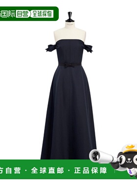 DIOR 女士连衣裙 451L17A1537X5645 AW2024 黑色 抹胸式礼服裙