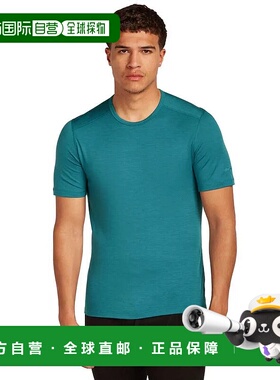 ICEBREAKER 美利奴羊毛 200 Oasis Crewe 短袖底层保暖层 男士