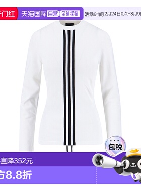 1h可退 潮奢 Y-3 女士 白色毛线衫 KD4760CWHITEBLACK针织衫