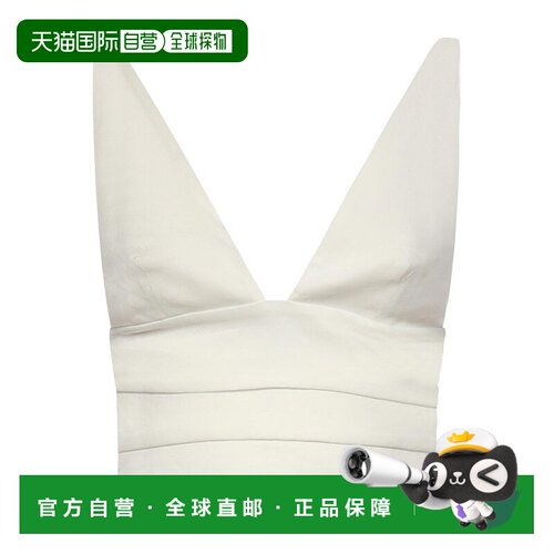 PINKO 女士背心吊带 106567A34IZ05 SS2026 白色 Rubye Linen Top