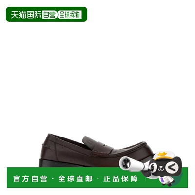 LOEWE 男士商务休闲鞋 M815290X01DARKBROWN AW2026男鞋乐福鞋