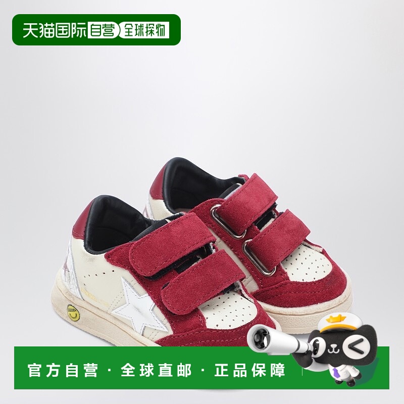1h可退 潮奢 GOLDEN GOOSE 男童 Ball 星星白/红色运动鞋童鞋童装