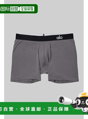 alo yoga 纯色四角透气平角短裤 男款a0191m