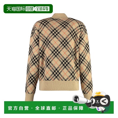 BURBERRY 女士针织毛衣 8099881161551B9368 CO 浅棕色羊绒开衫