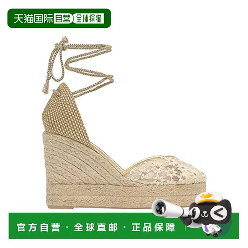 1h可退 CASTANER 女士高跟鞋 261664078 SS2026 米白色 Clair Wed