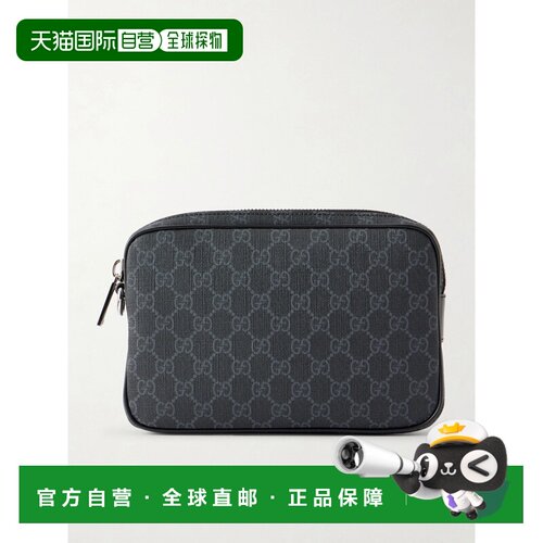 Gucci 古驰 男士 GG黑色小号手拿包 792096FADJA