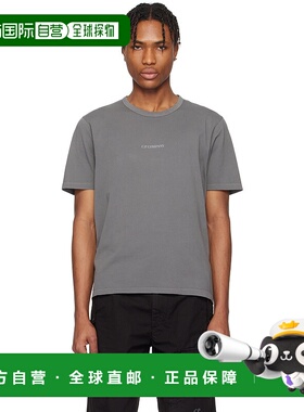 1h可退 潮奢 C.P. Company 男士 灰色 24/1 Jersey Resist Dyed T