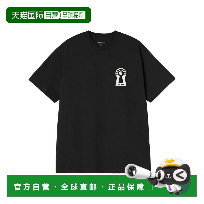 CARHARTT WIP 男士T恤 I03623089XX SS2026 黑色 锁扣短袖T恤图片