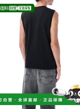 DIESEL 男士背心 A217430JMBB900 SS2026 黑色 'T-Bisco-Iod' T-s