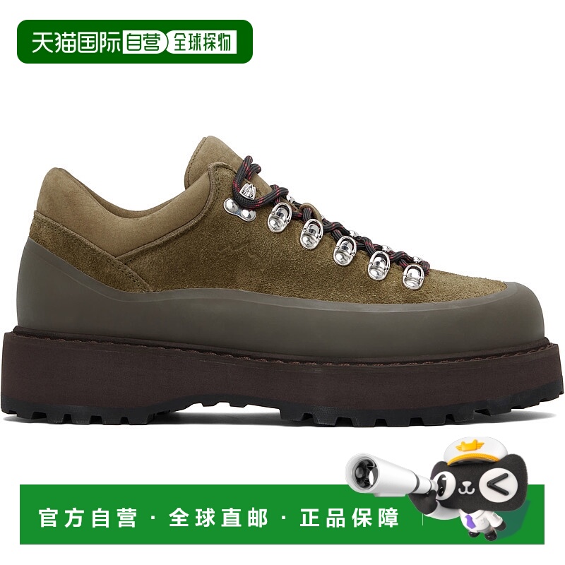 1h可退 潮奢 Diemme 男士 绿色 Cornaro Gomma 踝靴 DI25FWCOMF04