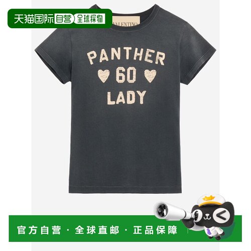 VALENTINO 女士T恤 8B3MG24Y9GLTB1 SS2026 黑色 【付后1h可退】