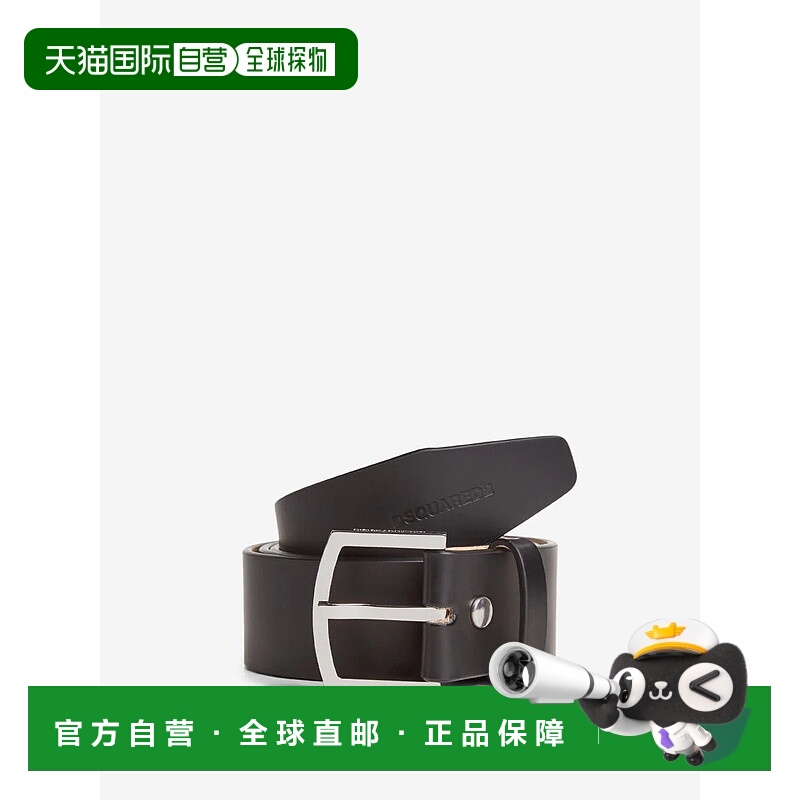 1h可退 DSQUARED2 男士腰带 BEM062801500001M802NERO AW2025