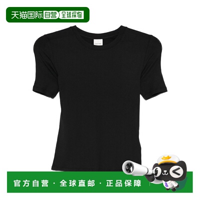 CALVIN KLEIN 女士T恤 SS2026 LV044D246GUB1黑色针织衫